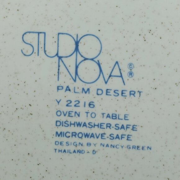 Studio Nova Palm Desert Gravy Boat Multicolor Geometric Southwest Sauce Boat - Picture 6 of 6